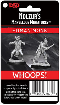 DND UNPAINTED MINIS WV8 RETAIL REORDER CARDS (Special Order)
