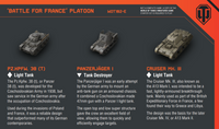 WORLD OF TANKS PLATOON WV6 BATTLE FOR FRANCE (Special Order)