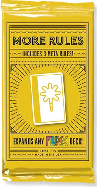 FLUXX MORE RULES EXPANSION PACK (Special Order)