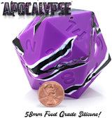 RANDOM ENCOUNTER: APOCALYPSE SILICONE D20 DICE (Special Order)