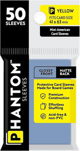 PHANTOM SLEEVES GLOSS/MATTE YELLOW SIZE (41MM X 63MM) 50CT (Special Order)