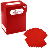 QUIVER TIME BUNDLE DECK BLOCK 80+/SLEEVES RED (Special Order)