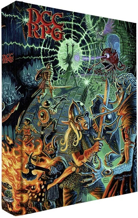 DCC RPG CORE RULEBOOK WILLIAM MCAUSLAND COVER (Pre-Order)