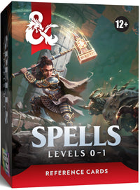 DND RPG REFERENCE CARDS SPELLS 1 (Pre-Order)