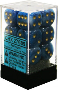 PHANTOM 12D6 TEAL/GOLD 16MM (Special Order)