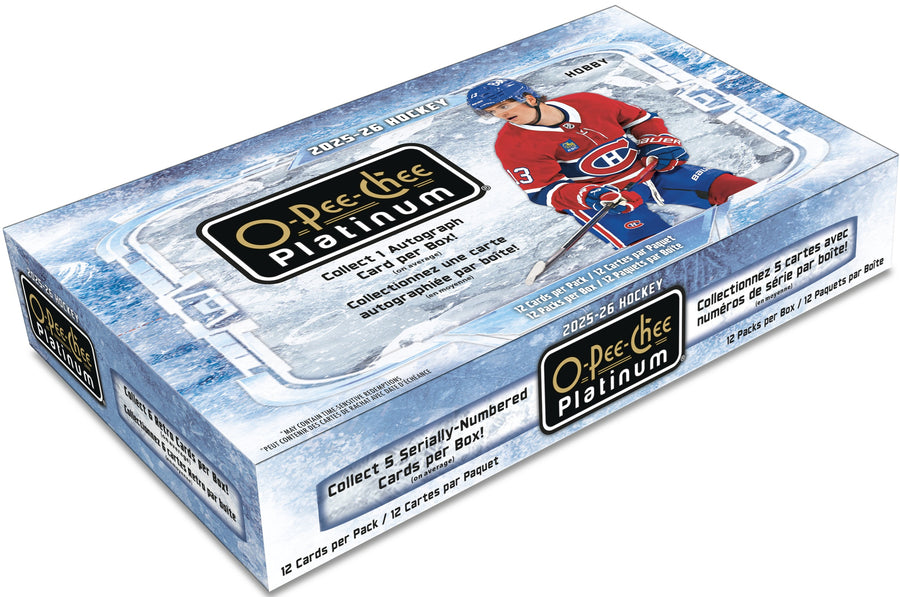 2025-26 Upper Deck O-Pee-Chee Platinum Hockey Hobby Box