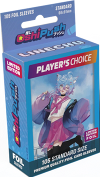 OSHI PUSH: THE VTUBER CARD GAME GEN 2 STANDARD FOIL SLEEVES 105CT LINECHU LIMITED EDITION (Special Order)