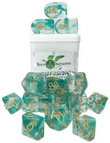 SET OF 15 DICE: ATLANTIS ARCH'D4/BALANCE'D20 (Special Order)