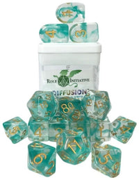 SET OF 15 DICE: ATLANTIS ARCH'D4/BALANCE'D20 (Special Order)