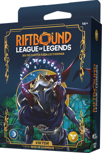 RIFTBOUND FRENCH LEAGUE OF LEGENDS TCG ORIGINS CHAMPION DECK VIKTOR 4CT DISPLAY (Special Order)