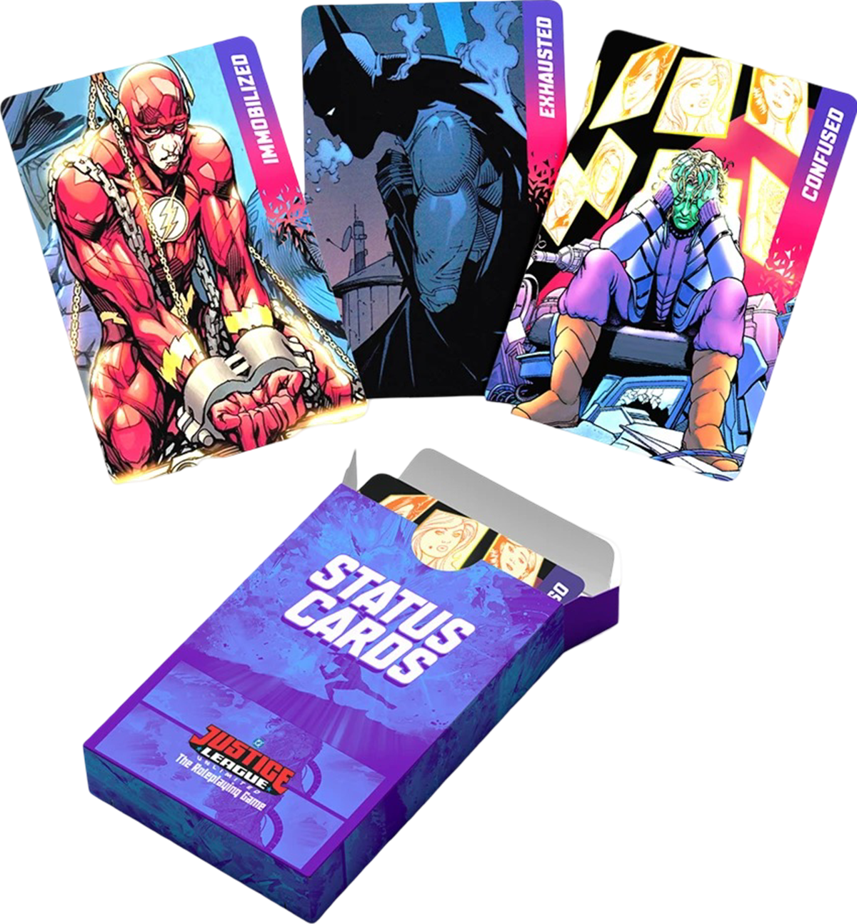 JUSTICE LEAGUE UNLIMITED RPG: DECK OF STATUS (Pre-Order)