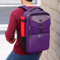 AP ENHANCE CARD STORAGE BACKPACK PURPLE (Special Order)