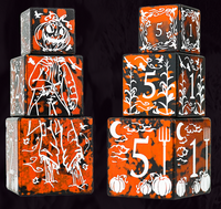 SD HALLOWEEN SCARECROW STACKABLE 3D6 SET (Special Order)