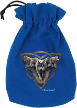 ANNE STOKES DICE POUCH WOLF TRIO (Special Order)