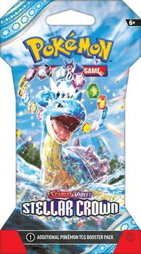 (PRE ORDER) SLEEVED POKEMON SV7 STELLAR CROWN PACK - POKÉ JEUX