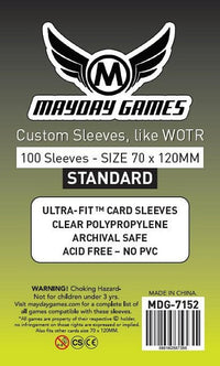 STANDARD TAROT SLEEVES 70mm X 120mm (Special Order)