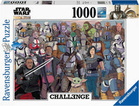 STAR WARS THE MANDALORIAN CHALLENGE 1000PC PUZZLE (Special Order)