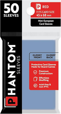 PHANTOM SLEEVES GLOSS RED SIZE (45MM X 68MM) 50CT (Special Order)
