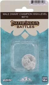 PF UNPAINTED MINIS WV23 MALE DWARF CHAMPION HIGH-LEVEL (Special Order)