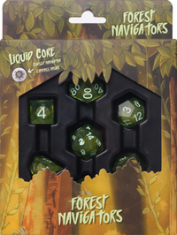 ENCOUNTERS AT A GLANCE: INTO THE WILD FOREST NAVIGATORS DICE SET (EN) (Special Order)