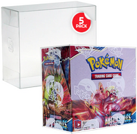 ER POKEMON BOOSTER LARGE BOX PET PROTECTOR SOFT CREASE 0.50MM 5PK (Special Order)
