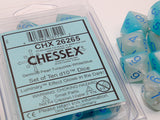 GEMINI 10D10 PEARL TURQUOISE-WHITE/BLUE LUMINARY (Special Order)