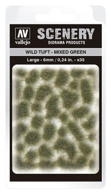 VALLEJO: SCENERY LARGE WILD TUFT MIXED GREEN (Special Order)