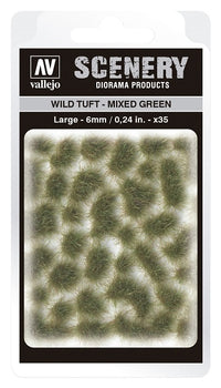 VALLEJO: SCENERY LARGE WILD TUFT MIXED GREEN (Special Order)
