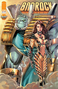 BADROCK #3 CVR E ROB LIEFELD WITCHBLADE TEAM UP VAR (Special Order)