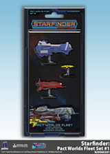 STARFINDER MINIS: PACT WORLDS FLEET SET 1 (EN) (Special Order)