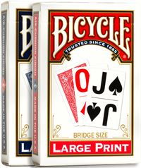 BICYCLE - BRIDGE SIZE LARGE PRINT (2/24) (Special Order)