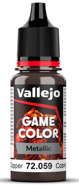 VALLEJO: GAME COLOR HAMMERED COPPER 18ML (Special Order)