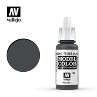 VALLEJO: MODEL COLOR MATT BLACK GREY (17ML) (Special Order)