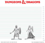 DND UNPAINTED MINIS WV29 BLACK GAUNTLET & ZHENTILAR PALADIN OF BANE (Special Order)