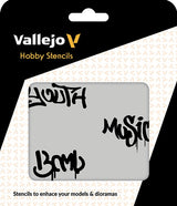 VALLEJO: HOBBY STENCIL STREET ART #1 (Special Order)