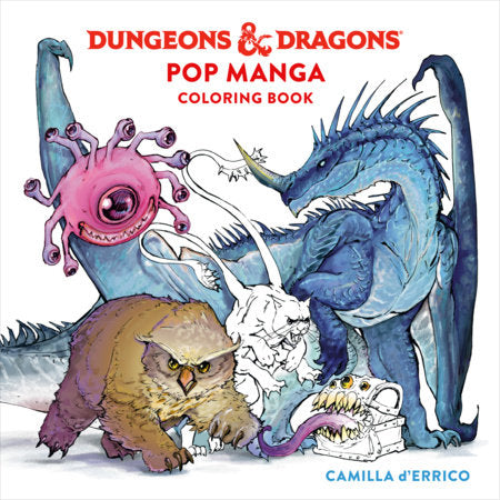 DUNGEONS & DRAGONS POP MANGA COLORING BOOK (Pre-Order)