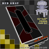 F.A.T. MATS: POKER RED GRAY 84"X40" (Special Order)