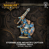 CYGNAR STORMBLADE INFANTRY CAPTAIN SOLO BLISTER (Special Order)