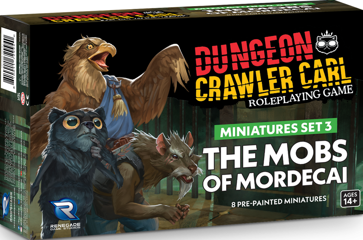 DUNGEON CRAWLER CARL RPG MINIS - MOBS OF MORDECAI (Pre-Order)