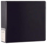 UP BINDER 3IN PLAIN BLACK (Special Order)