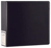 UP BINDER 3IN PLAIN BLACK (Special Order)