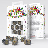 HAPPY BIRTHDAY DICE SET CONFETTI (Special Order)