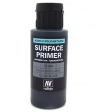 VALLEJO: GLOSS BLACK SURFACE PRIMER (60 ML) (Special Order)