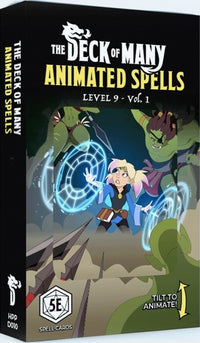 DECK OF MANY ANIMATED SPELLS: LEVEL 9 VOL. 1 (Special Order)