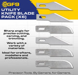 HOBBY TOOLS: UTILITY KNIFE BLADE PACK 6CT (Special Order)