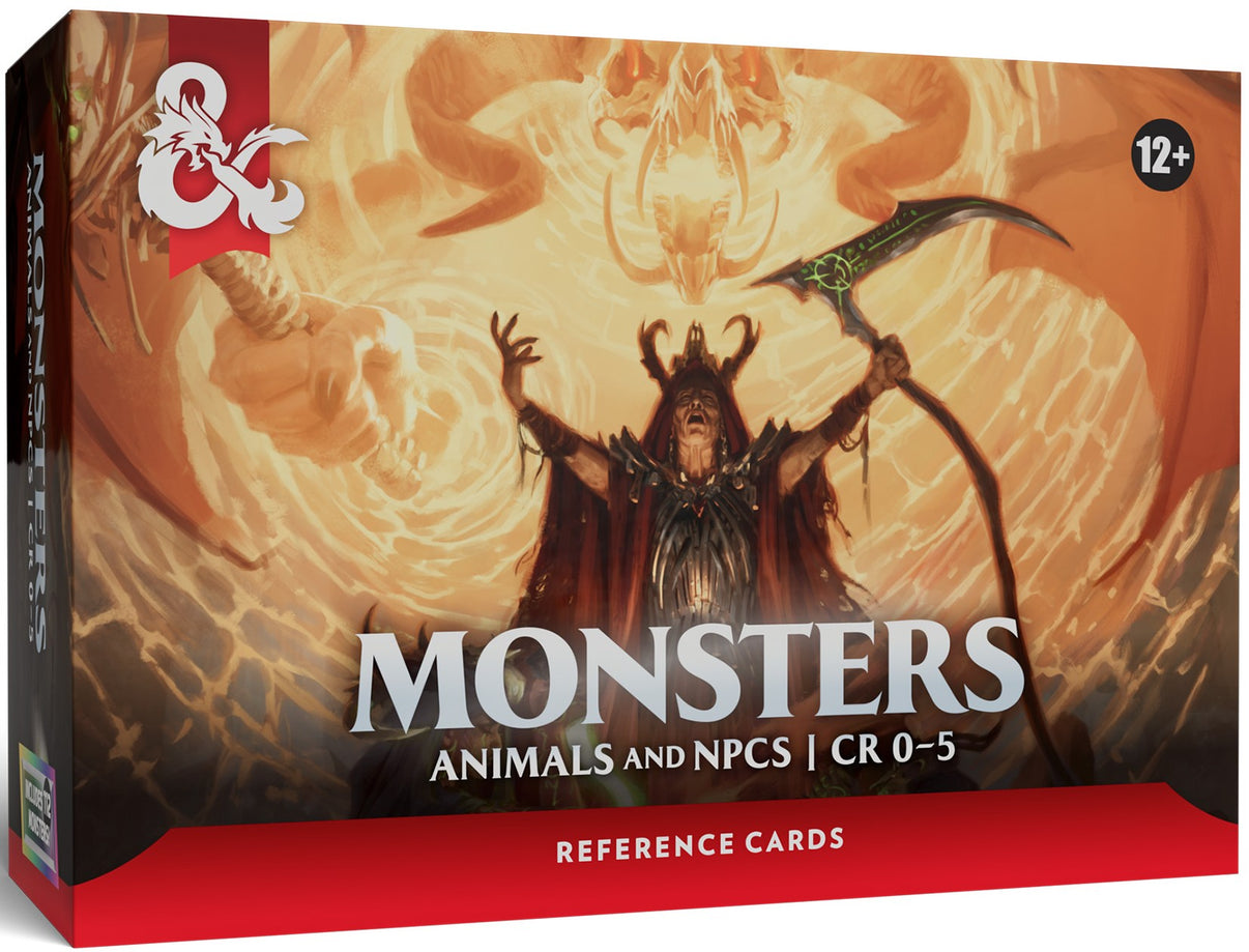 DND RPG REFERENCE CARDS MONSTERS ANIMALS AND NPCS (Pre-Order)