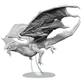 DND UNPAINTED MINIS ADULT SILVER DRAGON (Special Order)