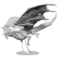 DND UNPAINTED MINIS ADULT SILVER DRAGON (Special Order)