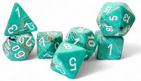 MARBLE 7-DIE SET MEGA-HEDRAL OXI-COPPER/WHITE (Special Order)