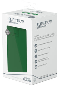 UG FLIP N TRAY DECK CASE MONOCOLOR GREEN 80+ (Special Order)